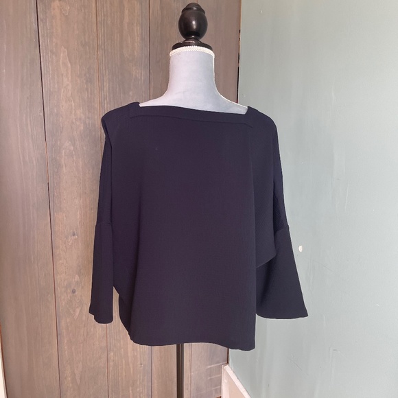 Club Monaco Navy Square neck Dolman Top S - Picture 1 of 8